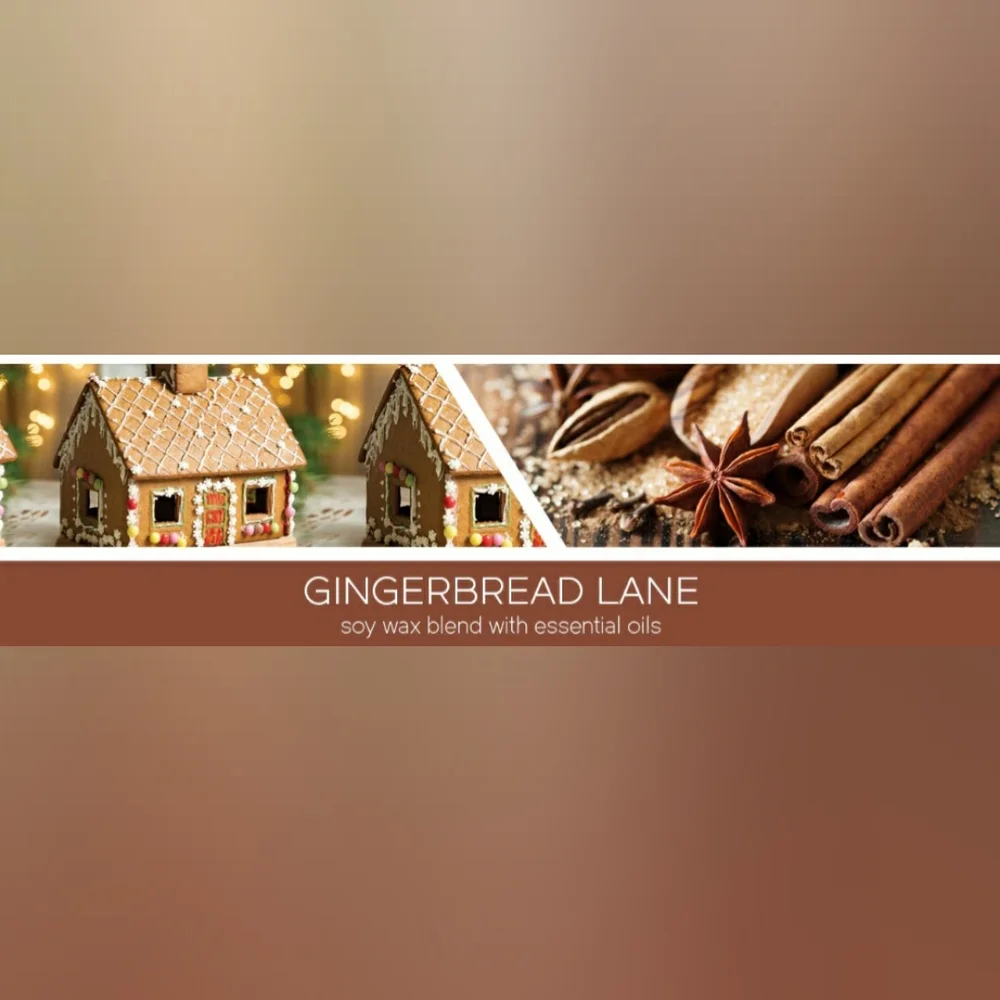 GINGERBREAD LANE -Goose Creek Highly Scented Wax Melts- $8 per pack